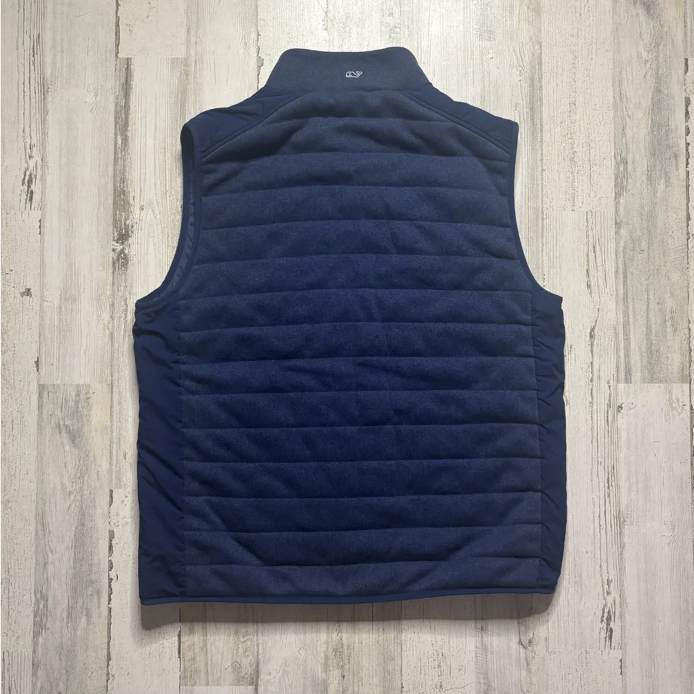 Vineyard Vines Men's Dark Blue Quilted Vest Size XL - Picture 4 of 5
